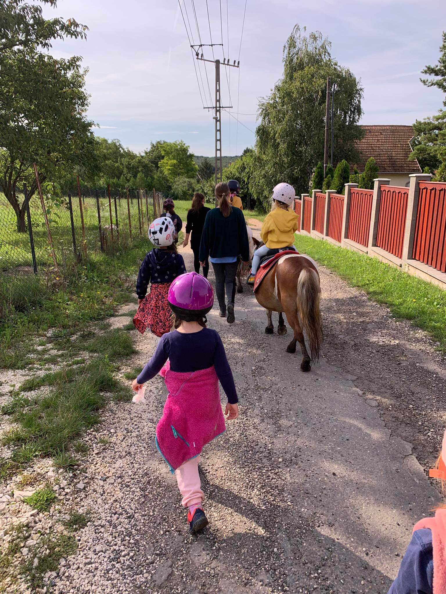 táborozók pónival